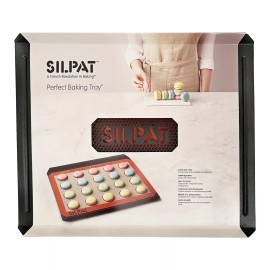 Silpat Cook  and Cool Perforated Baking Tray, Aluminum, 16.5” x 12.65" x 1"