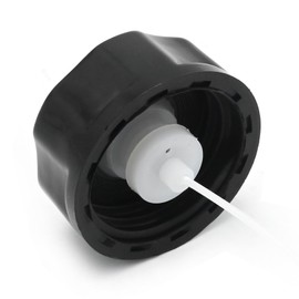 Hoypeyfiy 2Pcs Brushcutter Fuel Tank Cap, Black Fuel Filler Cap for Strimmer Trimmer Grass Brush Cutter Replacement for Chinese Engine Motor 33CC 43CC 52CC BC430 BC520 CG330 CG430 CG520