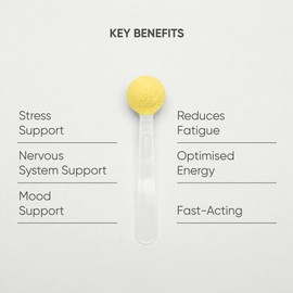 Nutri Advanced - MegaMag Calmeze Magnesium Glycinate Powder - Supports The Nervous System, Helps Balance The Effects of Stress & Tiredness - Chamomile, 30 Servings