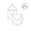 Paper24 Square Envelopes 11 x 11 cm 120 g/m² Pack