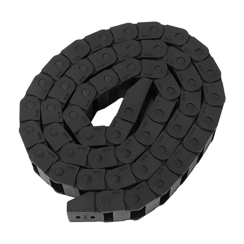 1m R18 Cable Drag Chain Black Nylon Wire Carrier CNC