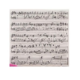 Music Score Stempel Seal Scrapbooking Prägenumschlagbetrieb Für Valentinstagskarten Die Dekorationsmittel Machen