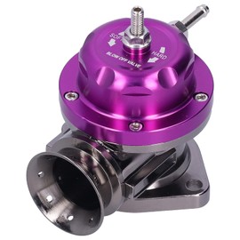 Tomvorks Válvula de Soplado de Aluminio del de Resorte Dual, 30 Psi, Sonido del Corazón, 8 Puertos de Descarga de 2,5 Pulgadas Typers de Tubería de Brida Universal, SDD-BovgrsBL para (Violeta)