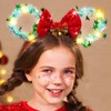 Reaky Christmas Headbands, Christmas Headpieces, Hair Accessories for Women (Green,