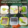 Yurdas Vegetable Chopper and Slicer Set, 14-in-1 Mandoline Slicer with