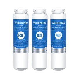 Waterdrop MSWF Refrigerator Water Filter, Replacement for GE® MSWF, 101820A, 101821B, RWF1500A, NSF 42&372 Certified, Pack of 3 (Package May Vary)