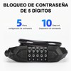 Candado para Bicicleta, Candado de Bicicleta con Combinación,120 cm con
