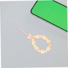 Gatuida Natural Cellphone Wrist Strap Phone Charm Beads Lanyard Key