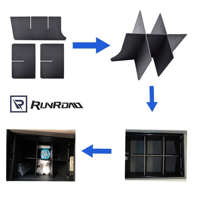 RUNROAD Center Console Organizer for Honda Pilot (2016-2022)/ Ridgeline (2017-2023)/