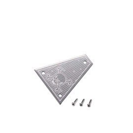 RuiJOTWAT Blank silver Truss Rod Cover for Guitars Parts
