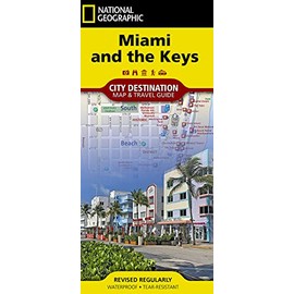 Miami and the Keys Map (National Geographic Destination City Map)