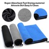 ToVii Golf Towel Microfiber Waffle Pattern Golf Towel | Brush