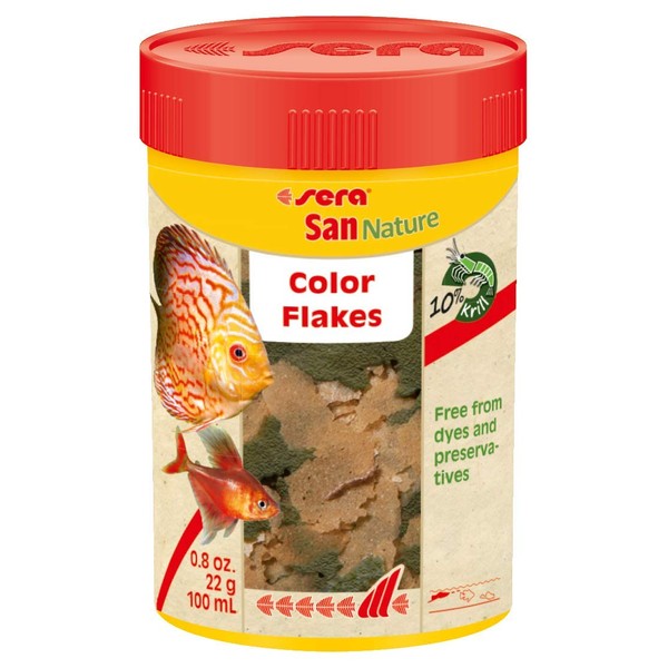 Sera 32241 San Natural Flake Food, 0.8 oz x 100ml