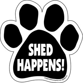 Imagine This D1666 Car and Rescue Decal (Shed Happens), 2 Pack