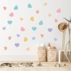 CRASPIRE Pack of 110 Heart Wall Stickers, Confetti Dots, Wall