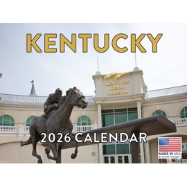 Kentucky Calendar 2026 Monthly Wall Calender 12 Month | American Made In The USA