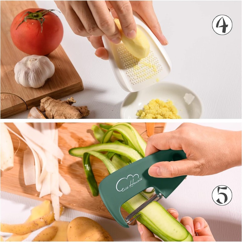 Kitchen Gadgets 6-Piece Set, Space-saving Kitchen Utensils, Cooking Tools for