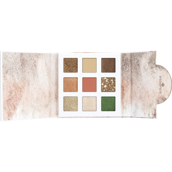 essence MY POWER IS EaRth eyeshadow palette, No. 02 Down-To-Earth!, Multicoloured, 9 Colours (7.2g)