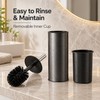 Toilet Brush and Holder Set – Heavy-Duty Long Handle Bathroom