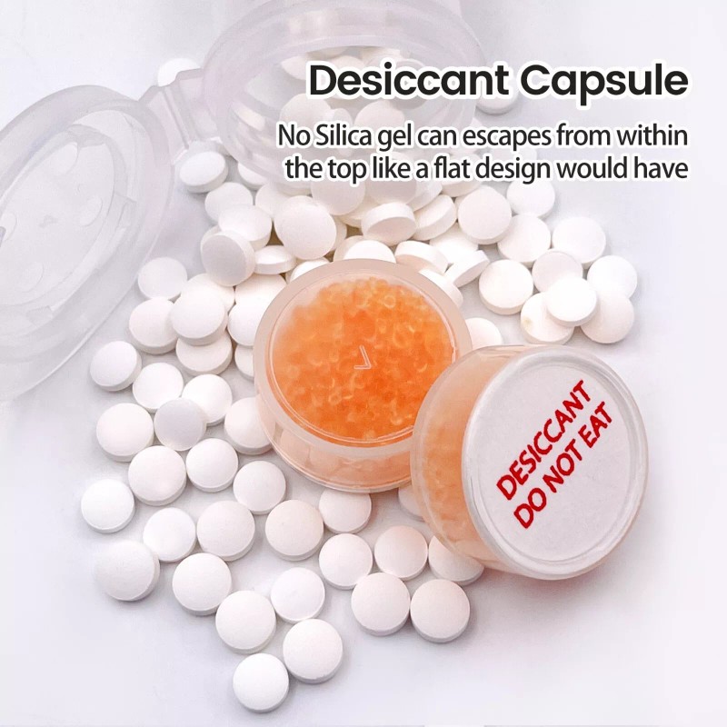 Wisesorb 2 Gram 110pcs Indicating Silica Gel Canister Capsules Packets