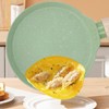 Frying Pan Wood Handle Aluminum Alloy Cooking Skillet Fast Heating