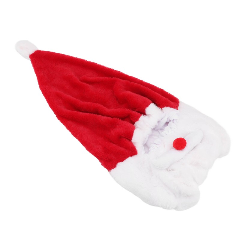 Christmas Helmet Cover Plush Scratch Proof Motorcycle Helmet Hat for