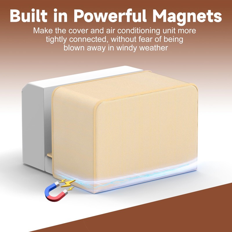 BJADE'S Window AC Cover Compatible with Midea U-Shaped Window Air