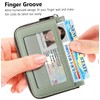 FurArt Zipper Wallet Women RFID Credit Card Holder keychain Wallet