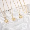 Gold Initial Necklace for Women- 18K Gold Plated Layered Necklace