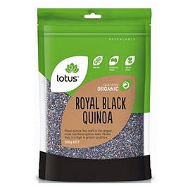 Lotus Organic Quinoa Grain Royal Black 500g