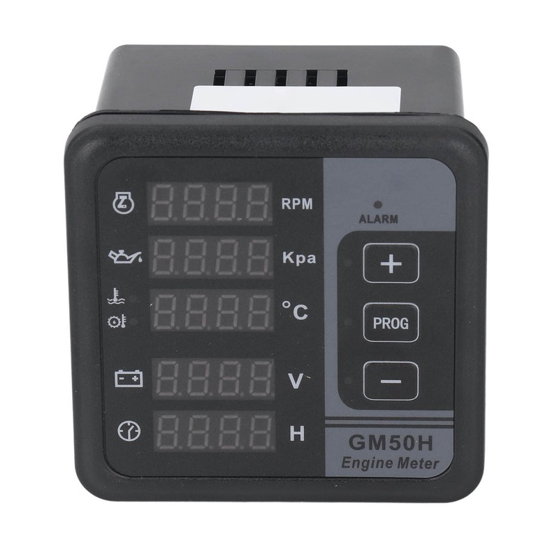 Diesel Generator Set Controller Digital Genset Engine Meter with Mounting