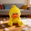 Nexalithix 2-Pack Funny Angry Duck Figurines, 3D Printed Little Yellow