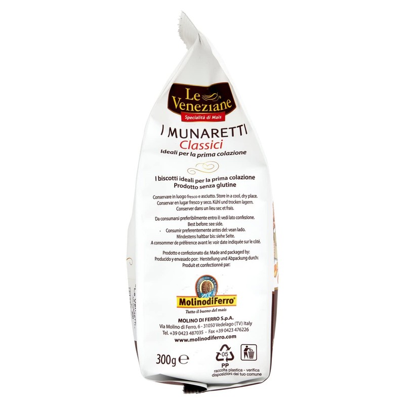 The Venetian Munaretti Biscuits Gluten Free 300g