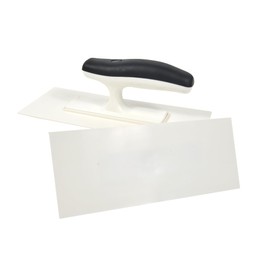 Nichiyo Plastic Trowel with Comfortable Grip Handle, Finishing Trowels, Lightweight Mounting Suitable for Scrape,Plastering and Paint Walls(D2209H)