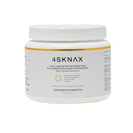 ela nutrition | ela Collagen | 4SKNAX | Polvo a base de péptidos bioactivos de colágeno hidrolizado y antioxidantes | 134 gramos (30 porciones)