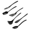 Hutzler 6 Piece Melamine Mini 7.5 Inch Cooking Utensil Set,