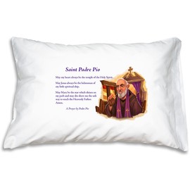 Prayer Pillowcase St Padre Pio
