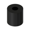 Robosource Black Nylon Spacer 1/2inches Thick, 1/2inches OD 0.194inches ID,