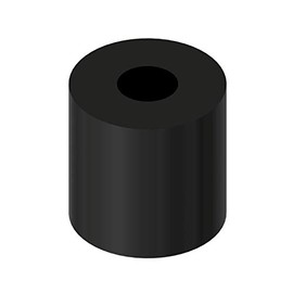 Robosource Black Nylon Spacer 1/2inches Thick, 1/2inches OD 0.194inches ID, 50 Pack for VEX Robotics