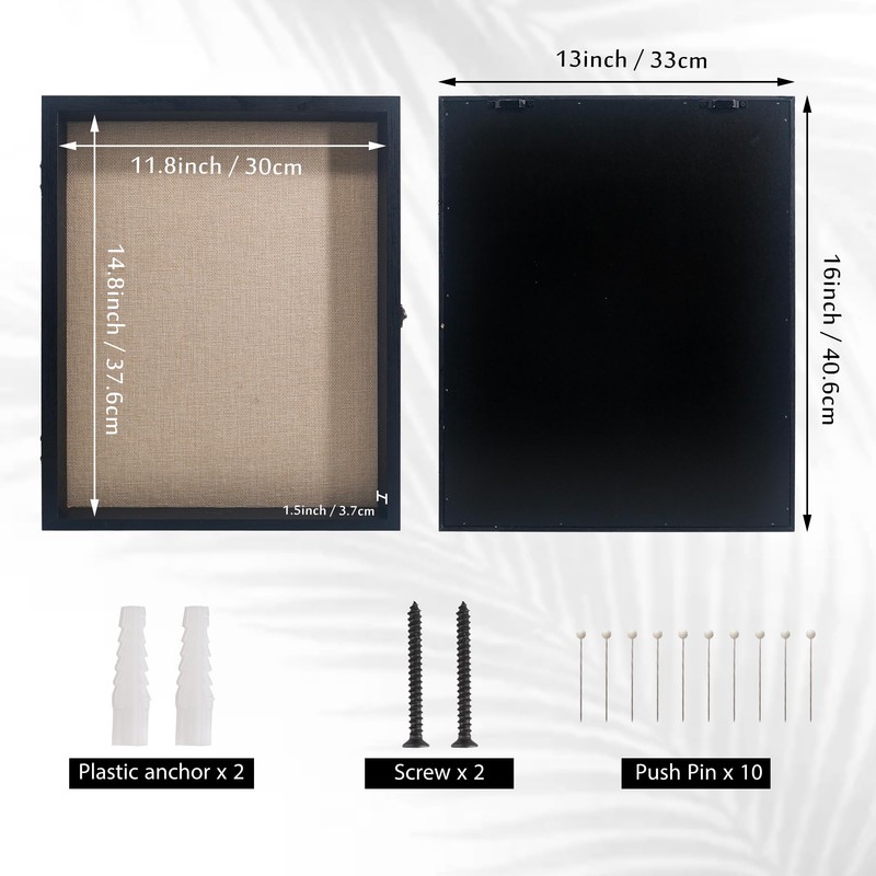 Hodeframe Graduation Shadow Box Frame 13x16, Large Graduation Frames with