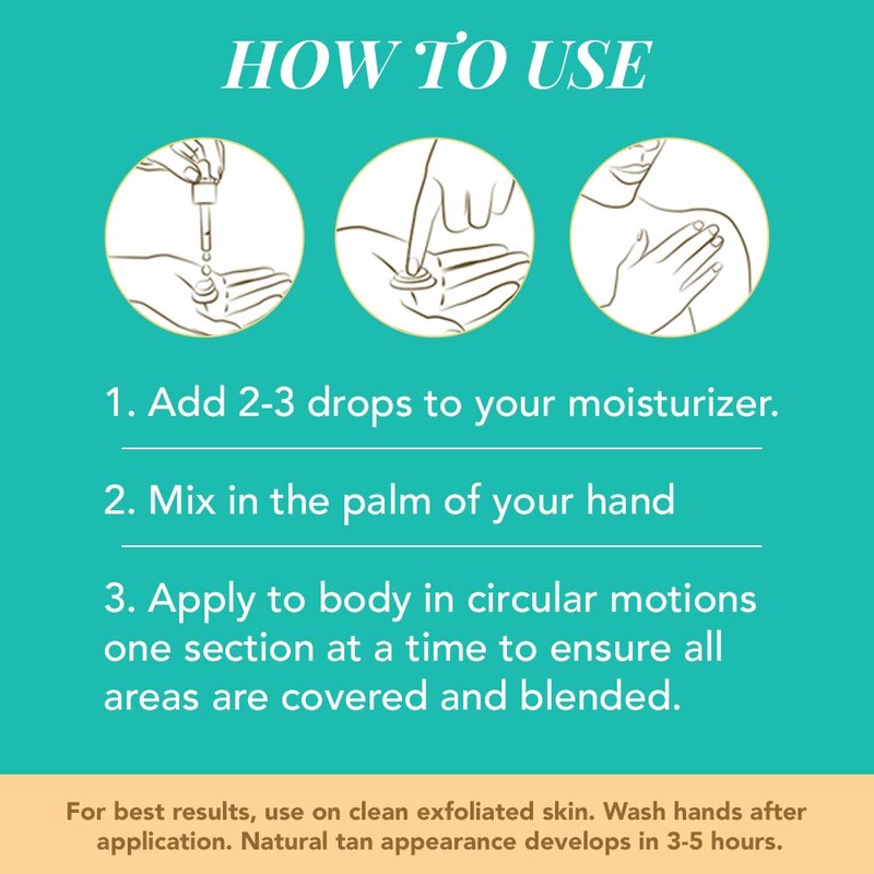 Body Drench Quick Tan Self Tanner Booster Drops – Add