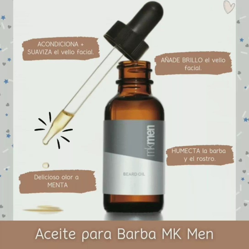 Mary Kay Aceite Para Barba Mk Men Acondiciona Humecta Da