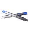2PCS 14 Inch Push to Open Drawer Slides Stainless Steel