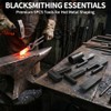 5PCS 1Inch Blacksmith Anvil Hardy Tool Set for Forging