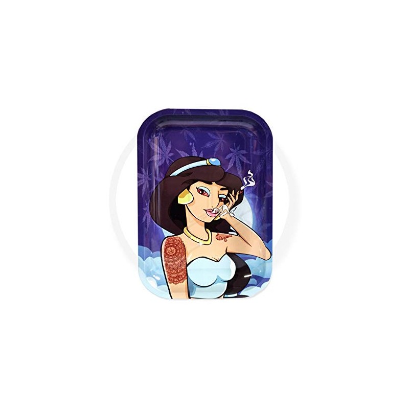 Princess Jasmine - Dream Metal Rolling Tray by Smoke Arsenal
