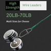 QISHUO Heavy Duty Fishing Leader Steel Wire Stainless Fishing Leaders