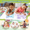 YUJWW Pizarrón Mágico para Niños, 80×60 cm Doodle Mat, Tapete