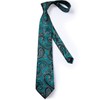 DiBanGu Conjunto de gemelos de seda para hombre con corbata