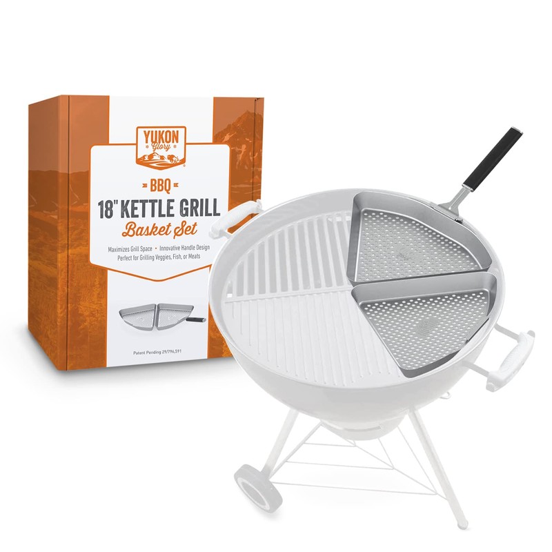 BBQ Grill Basket for Kettle Grills The Kettle Grill Accessories
