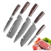Hong Won Knife Set,3.5-8 Inch Set Boxed Knives,Premium German Stainless